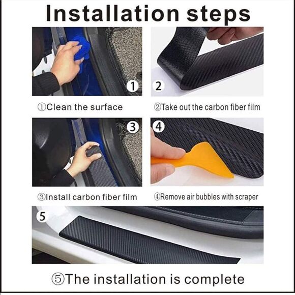 Honda Logo threshold protector in white & black NWT - Picture 8 of 8